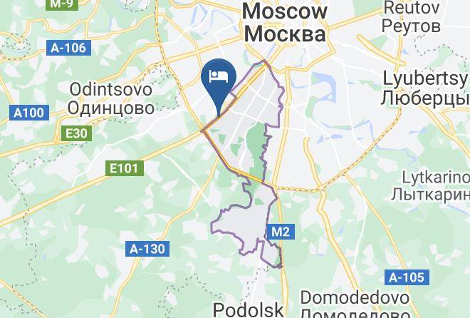 Moscow - Gostinitsa Bogorodskoye Maps