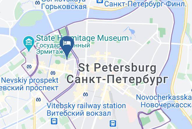 Saint Petersburg - Gostinitsa Bol'shogo Sankt Peterburgskogo Gosudarstvennogo Tsirka Maps