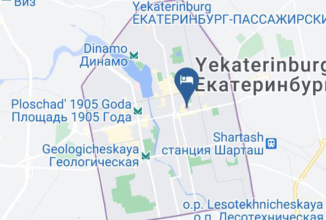 Yekaterinburg - Gostinitsa Bol'shoy Ural Maps