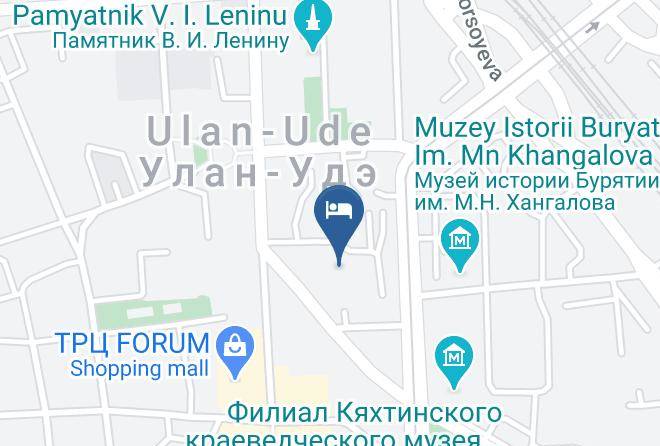 Ulan Ude - Gostinitsa Buryatiya Maps