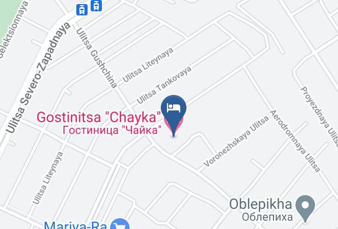 Gostinitsa Chayka Map
