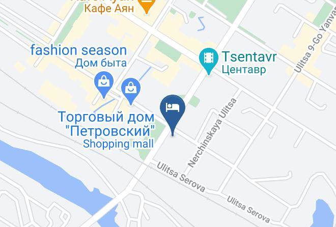 Chita - Gostinitsa Maps