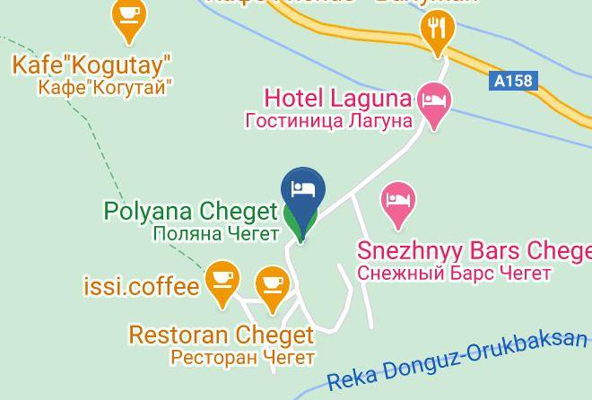 Elbrussky District - Gostinitsa Chyran Maps