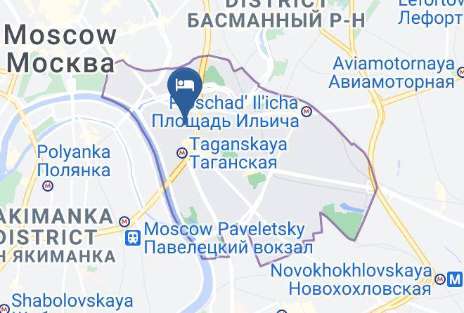 Moscow - Gostinitsa Dinastiya Na Taganke Maps
