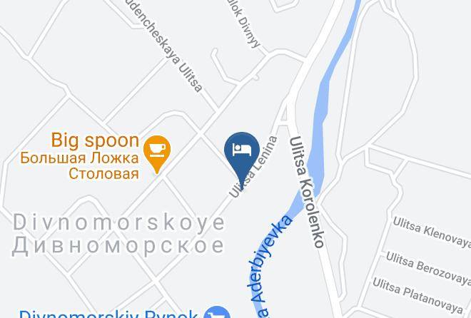Gelendzhik - Gostinitsa Divnaya Maps