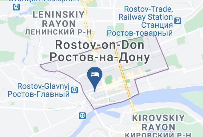 Rostov Na Donu - Gostinitsa Dom Khudozhnika Maps