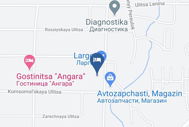 Boguchansky District - Gostinitsa Edem Maps