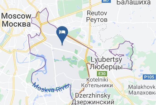 Moscow - Gostinitsa Ekonom Klassa Maps