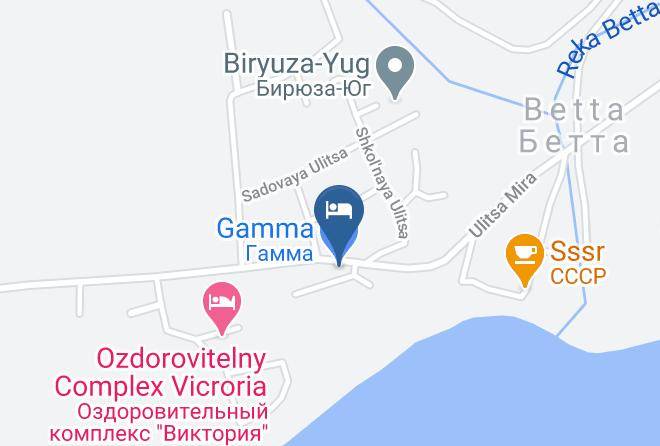 Gelendzhik - Gostinitsa Gamma Maps