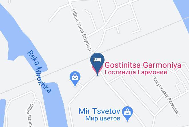 Pskov - Gostinitsa Garmoniya Maps