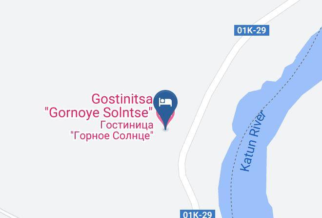 Gostinitsa Gornoye Solntse Map