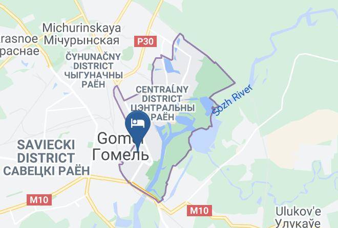 Gomel - Gostinitsa Gotsor Po Igrovym Vidam Sporta Maps