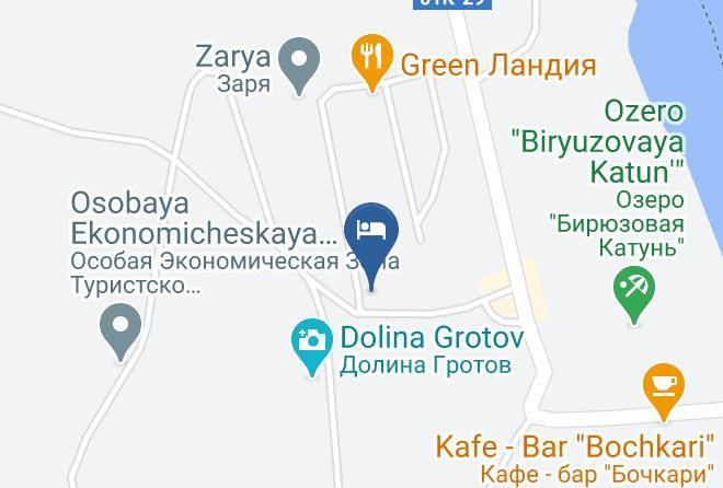 Gostinitsa Grin Park Sosna Map