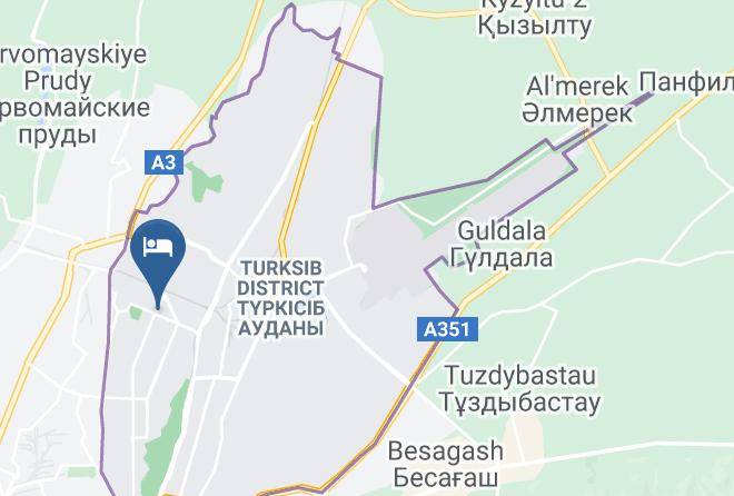 Almaty City - Gostinitsa Imperiya Maps