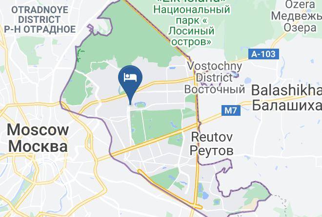 Moscow - Gostinitsa Izmaylovo Gostinichnyy Kompleks Maps