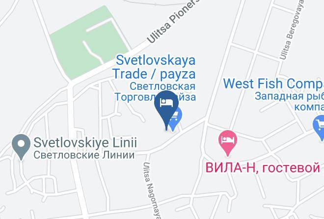 Svetlyy - Gostinitsa Kafe Alena Maps