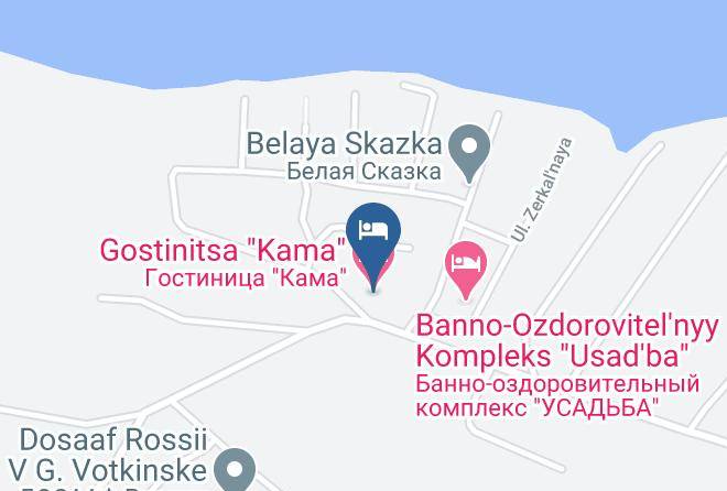 Votkinsk - Gostinitsa Kama Maps