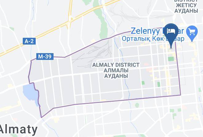 Almaty City - Gostinitsa Kamkor Maps