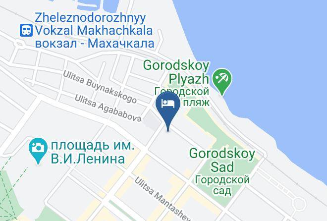 Makhachkala - Gostinitsa Kaspiy Maps