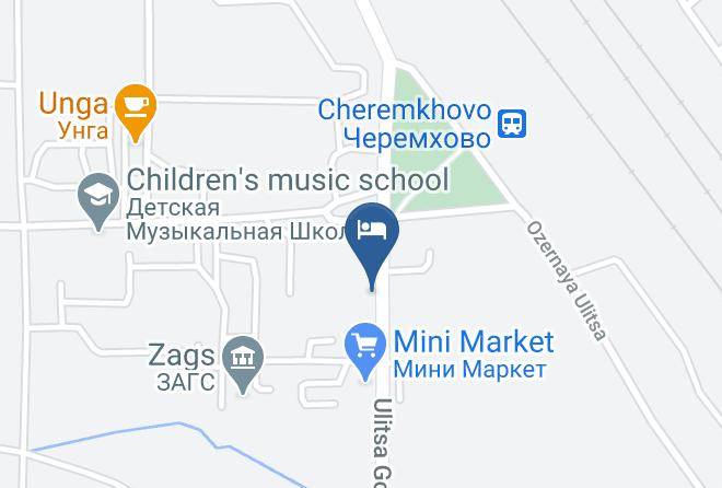Cheremkhovo - Gostinitsa Kedr Maps