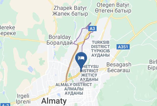 Almaty City - Gostinitsa Kezdesu Maps