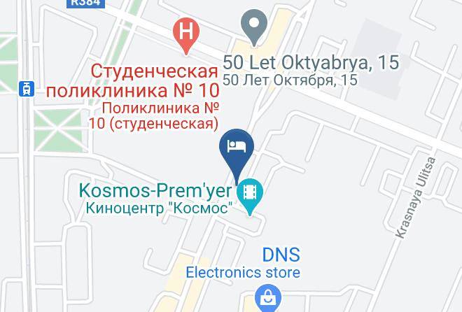 Kemerovo - Gostinitsa Kosmos Maps