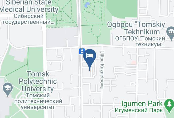 Tomsk - Gostinitsa Kristina Maps