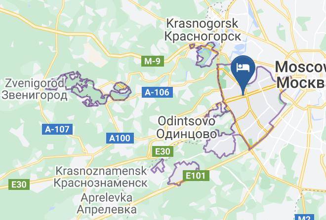 Moscow - Gostinitsa Kuntsevo Maps