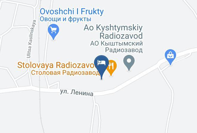 Kyshtym - Gostinitsa Kvarts Maps