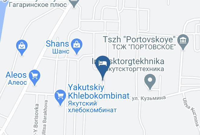 Yakutsk - Gostinitsa Landysh Maps