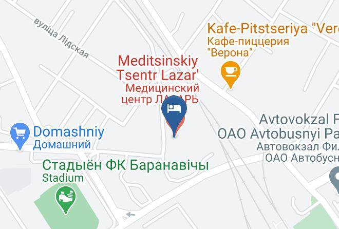 Baranovichi - Gostinitsa Lazar' Maps