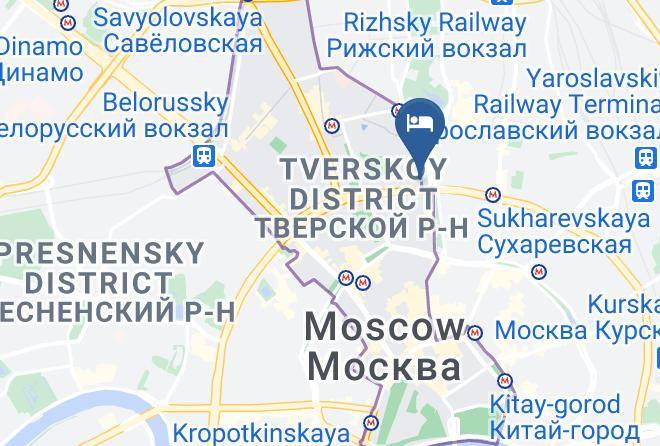Moscow - Gostinitsa Moskva Komfort Maps