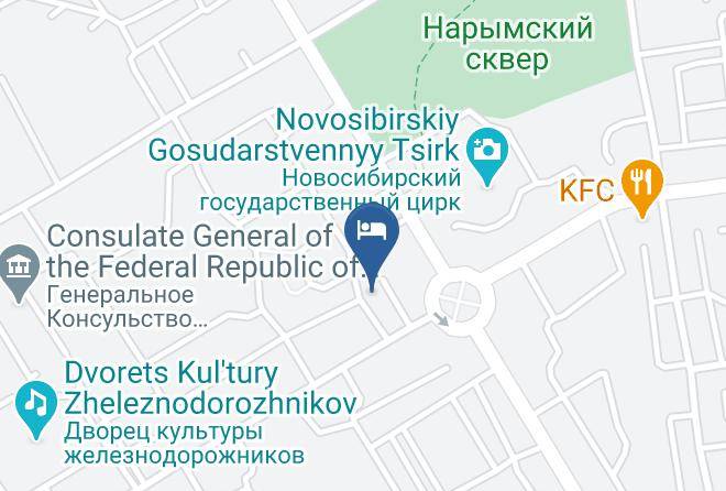 Novosibirsk - Gostinitsa Na Cheliuskintsev 17 Maps