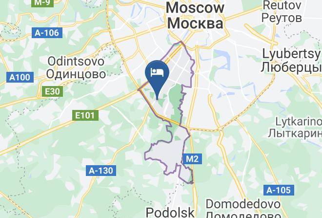 Moscow - Gostinitsa Novoyasenevskaya Maps
