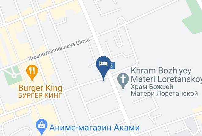 Orenburg - Gostinitsa Oblpotrebsoyuza Gup Maps