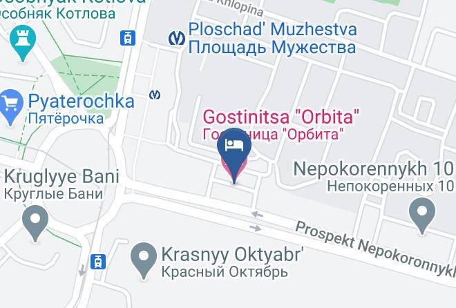 Saint Petersburg - Gostinitsa Orbita Maps