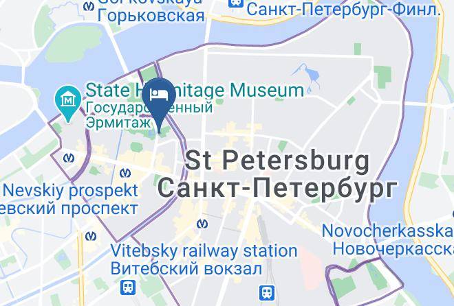 Saint Petersburg - Gostinitsa Osobnyak Voyennogo Ministra Maps