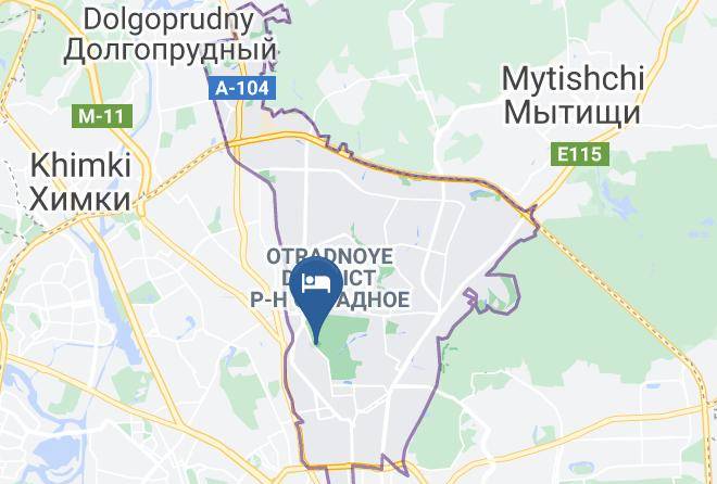 Moscow - Gostinitsa Ostankino Maps