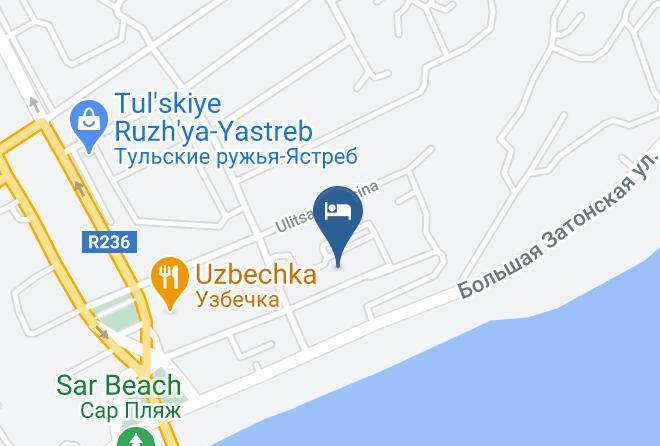 Saratov - Gostinitsa Paradiz Maps