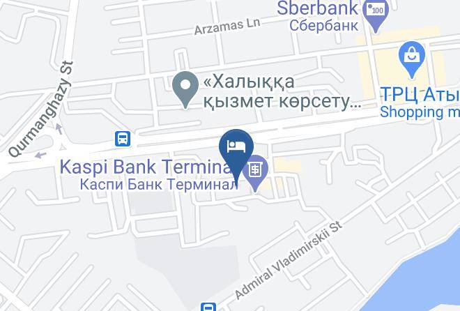 Atyrau - Gostinitsa Pekin Maps