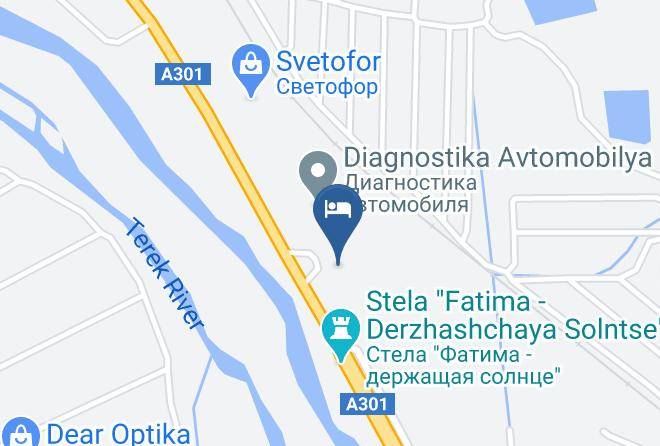 Vladikavkaz - Gostinitsa Pilot Maps