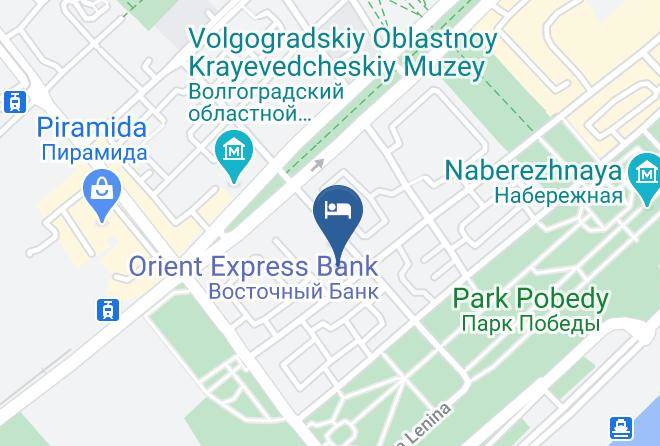 Volgograd - Gostinitsa Profsoyuznaya Maps