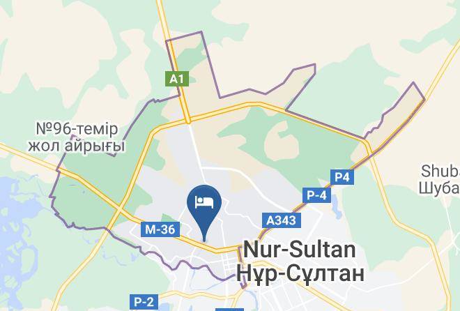 Nur Sultan - Gostinitsa Relaks Maps