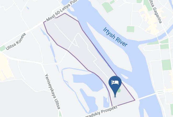 Omsk - Gostinitsa Ro Dosaaf Rossii Omskoy Oblasti Maps