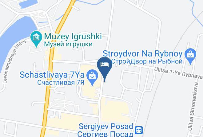 Sergiyevo Posadsky District - Gostinitsa Rodina Sergiyev Posad Maps