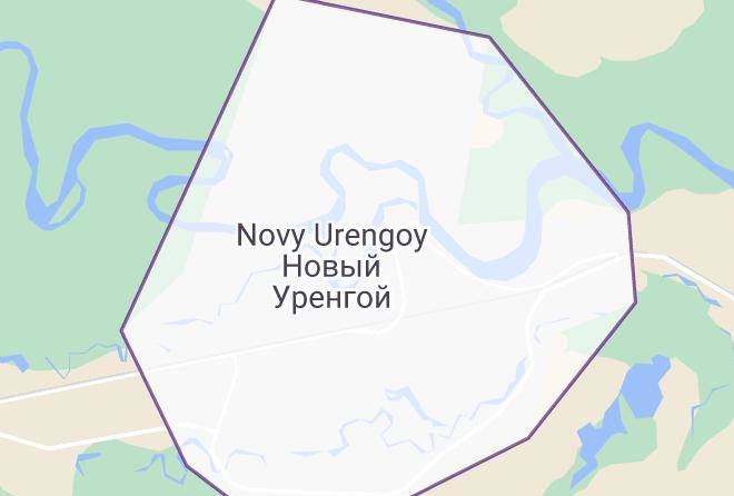 Novyy Urengoy - Gostinitsa Rus' Maps
