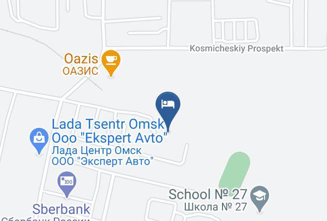 Omsk - Gostinitsa Sauna Bavariya Maps