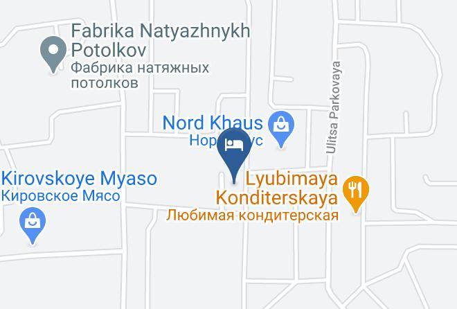Usinsk - Gostinitsa Severnoye Siyaniye Maps