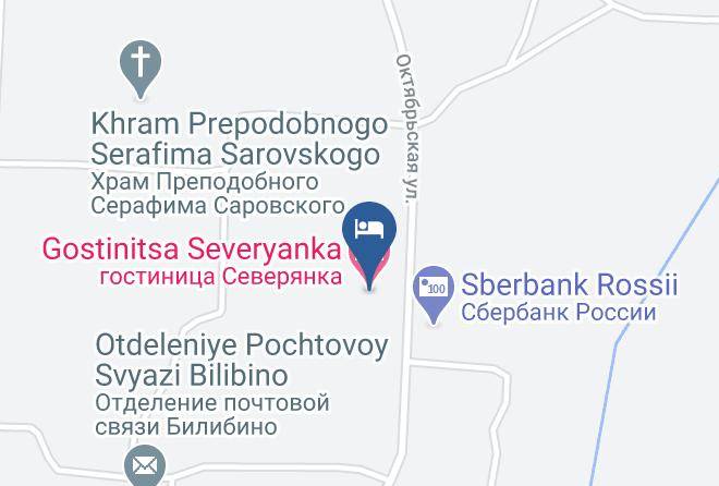 Gostinitsa Severyanka Map