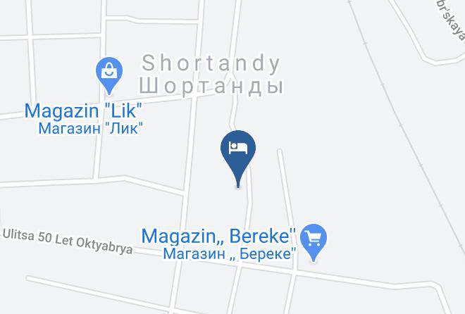 Shortandy District - Gostinitsa Shanyrak Maps
